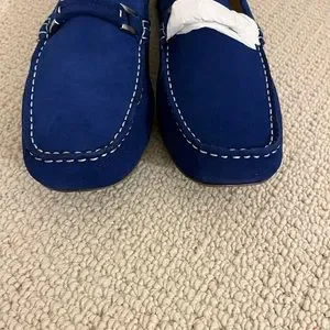 *RARE* NEW IN BOX ALFANI AUTHENTIC ROYAL BLUE SUEDE LOAFERS Alfani | Shoes | Rare New In Box Alfani Authentic Royal Blue  main image 2